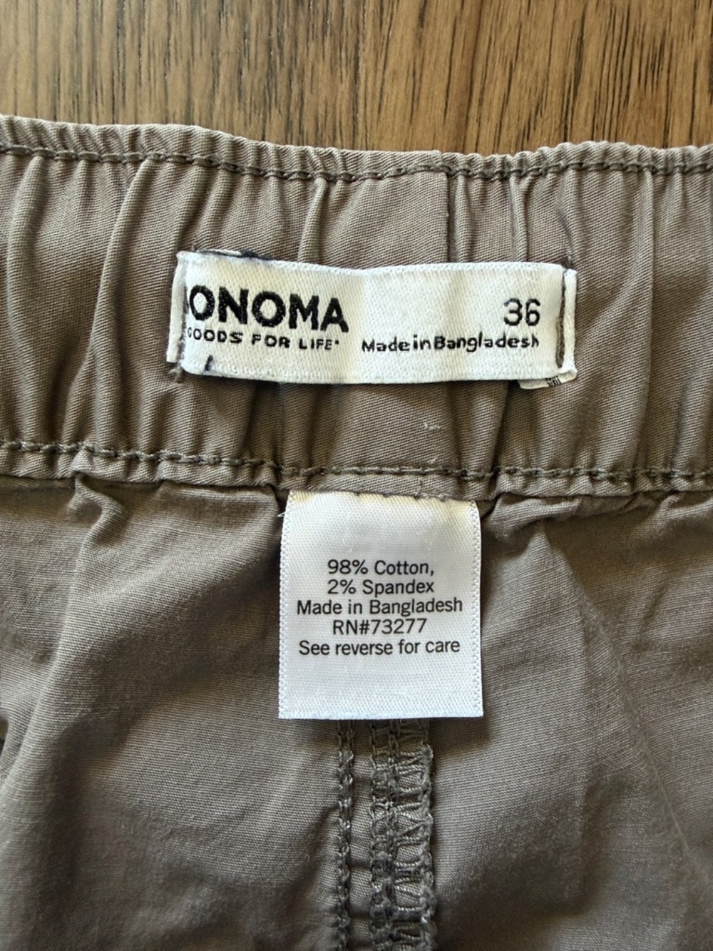 Sonoma Men's 36 Shorts - Picture 6 of 6